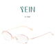 魅影YEIN官方旗舰店凡客生活F3702钻石切边近视超轻钛架专柜正品