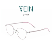 魅影无框眼镜YEIN无框近视眼镜女款 可配度数超轻钛架简J7628