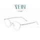 魅影无框眼镜YEIN无框近视眼镜女款 可配度数超轻钛架简J7628