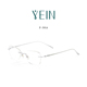 魅影YEIN官方旗舰店凡客生活F3914钻石切边近视超轻钛架专柜正品