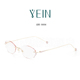 魅影无框眼镜官方旗舰店魅影AM8604钻石切边眼镜超轻纯钛眼镜女