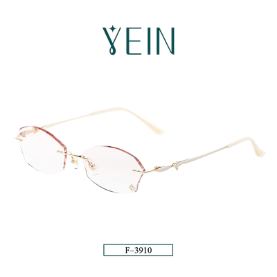 魅影女士时尚简约纯钛眼镜