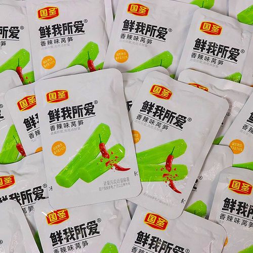 国圣鲜我所爱莴笋香辣味独立小包装办公室L休闲零食品散称即食袋