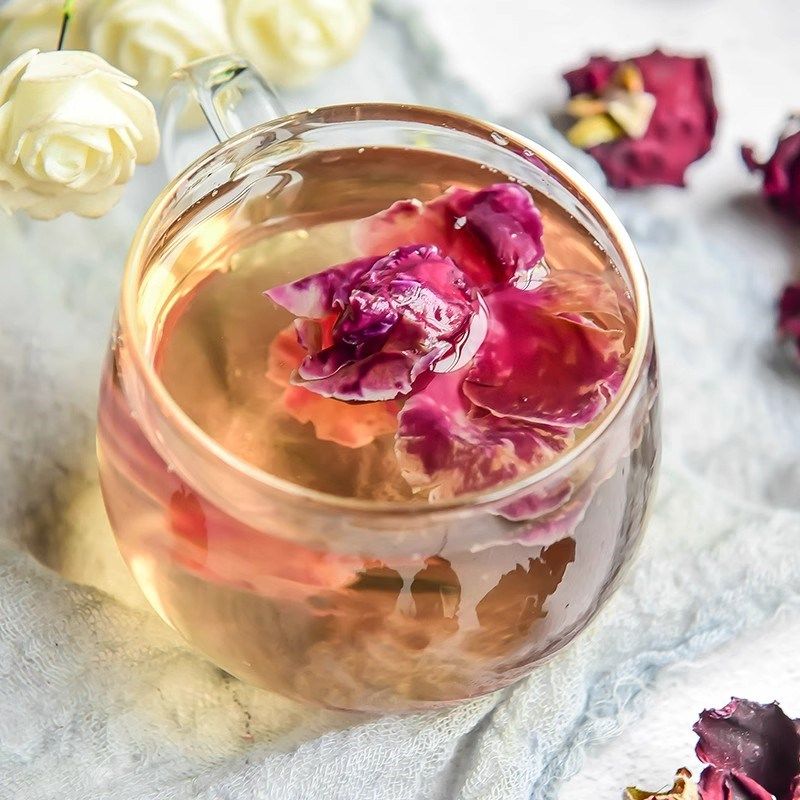 冻干云南墨红玫瑰干花泡茶养生食用玫F瑰干花瓣泡水喝大朵玫瑰花,茶,玫瑰花茶,淘宝优惠券,粉丝福利购,淘宝优惠卷