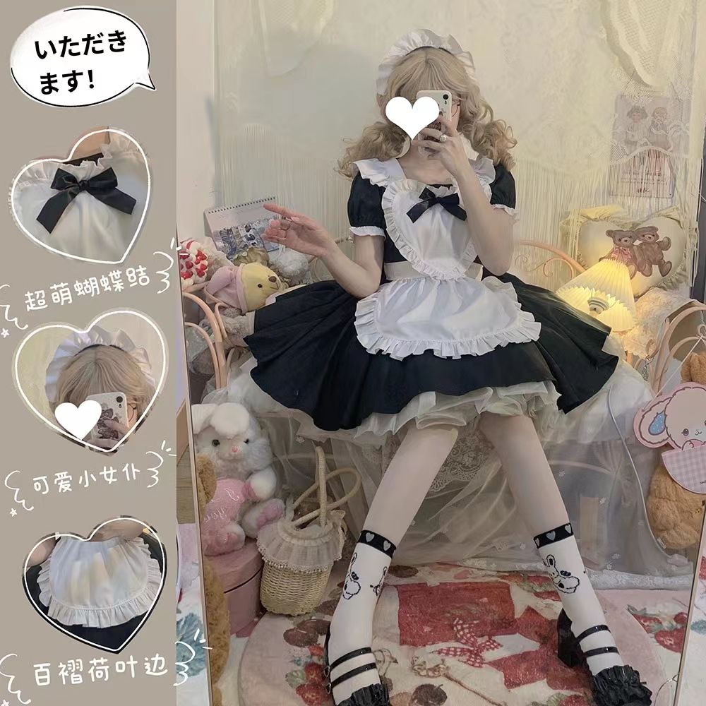 日系黑白盐系Lolita可爱