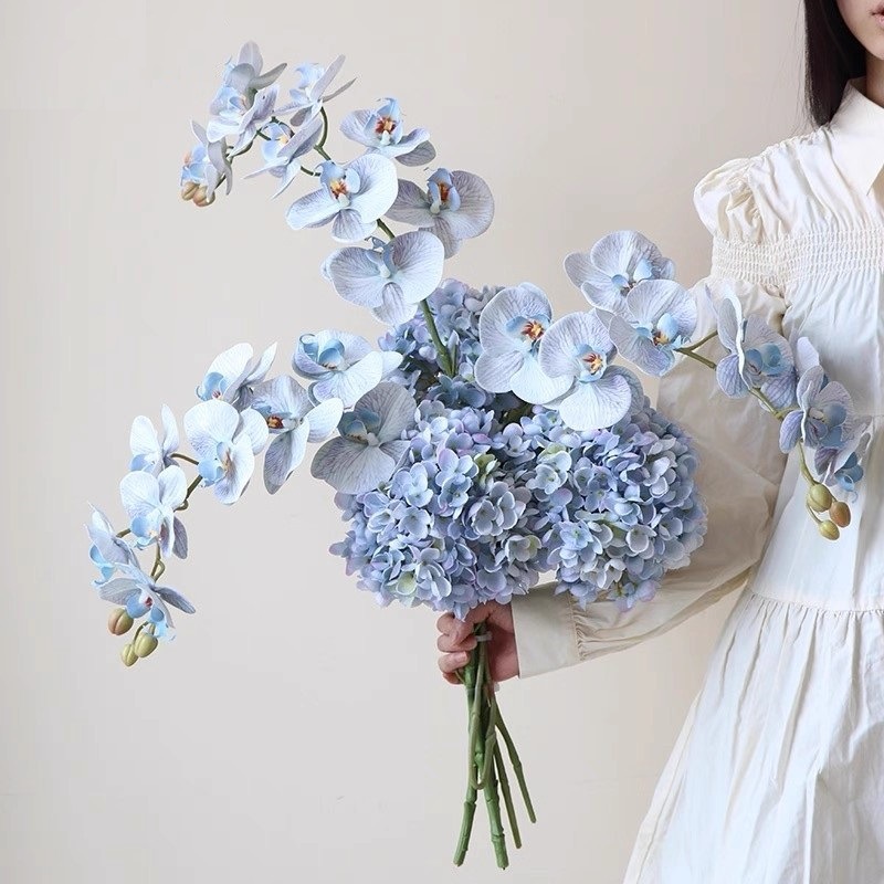 手感仿真花仿生花束假花摆设高级感逼真餐桌插花花卉摆件
