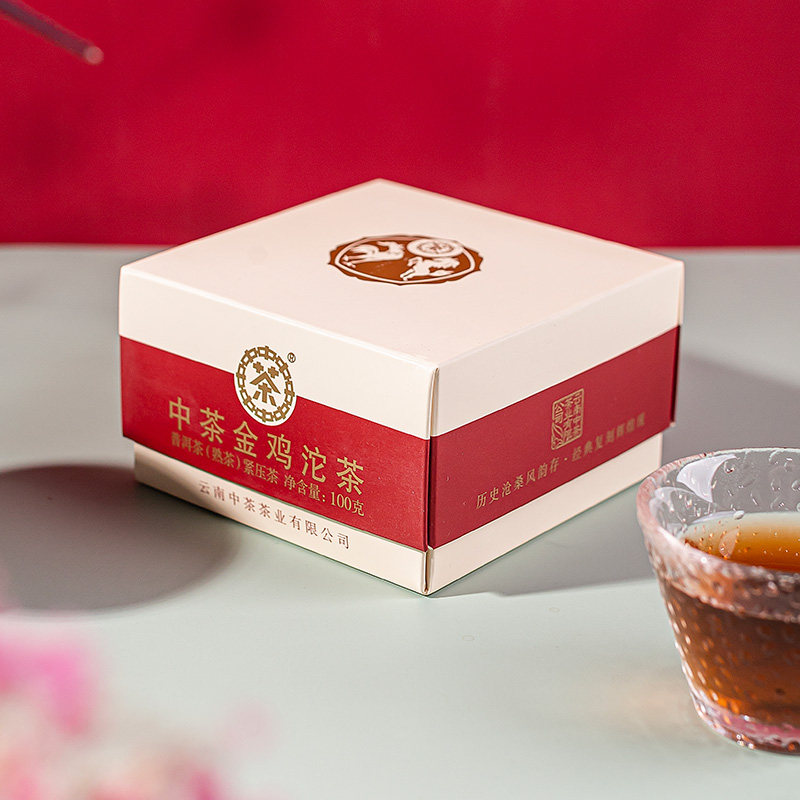中茶牌 2020年金鸡沱茶云南普洱茶熟茶紧压茶100g,茶,普洱,淘宝优惠券,粉丝福利购,淘宝优惠卷