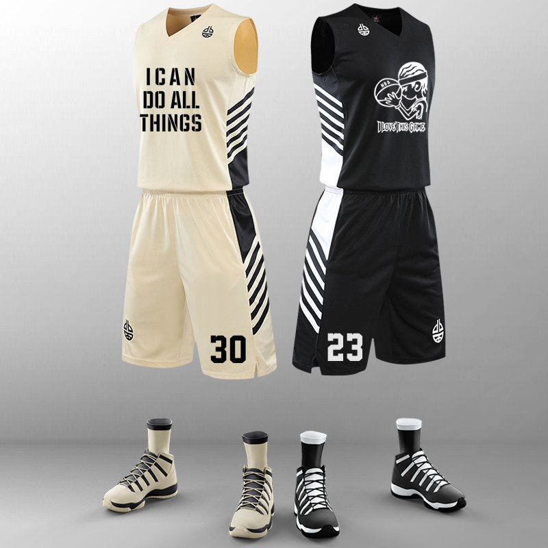 定制学生运动背心个性篮球服套装