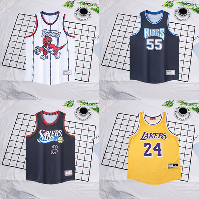 复古美式球衣艾弗森篮球服大网眼