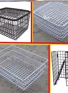 通用适用双三盖车后车q筐白色邮包超大H带轮黑色粗管丝Y于实心u.