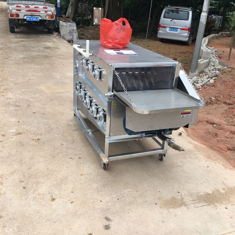 九轴家禽除毛机鸡鸭鹅拔r毛机三鸟去毛机商用家用全自动卧式打毛