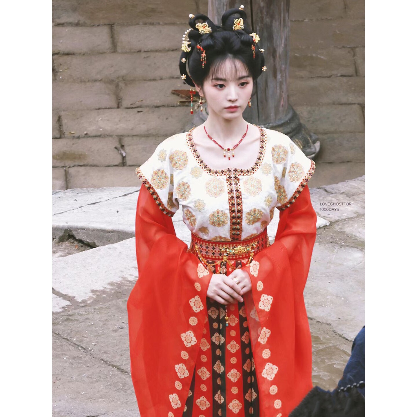 唐制汉服齐腰复原款女唐圆领齐腰八破长裙小唐人日常春夏改良款