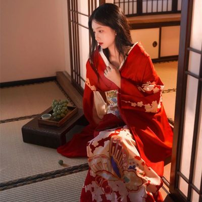 和服女日式改良少女学生改良浴衣四季皆可穿影楼主题拍照写真服装