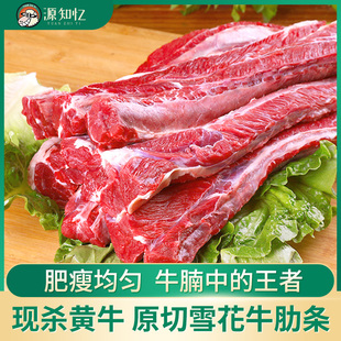 宁夏黄牛牛肉新鲜牛肋条新鲜现宰新鲜牛腩国产不进口牛肋条肉新鲜