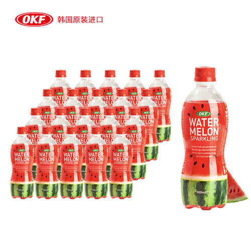 韩国OKF果味气泡水500ml*6瓶