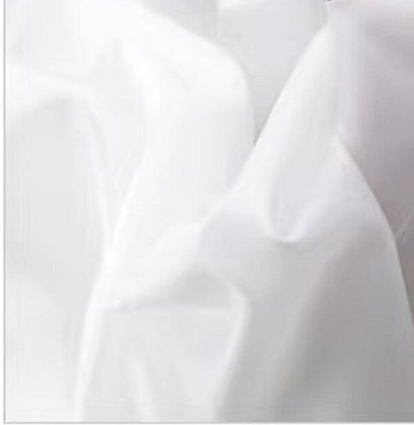 超薄款秋冬白色大衣服装里衬棉衣里布料子纯色衣服上衣涤塔夫里布