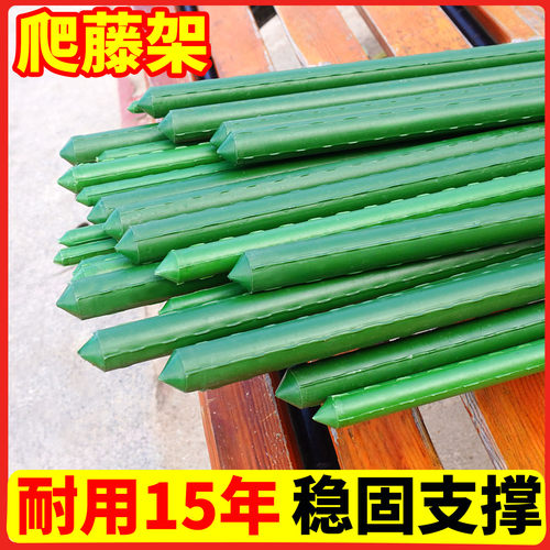 爬藤架花架包塑钢管月季豆角西红柿黄瓜园艺固定杆葡萄植物支撑架