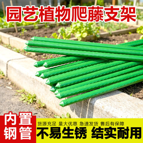 中式黄瓜蔬菜架子包塑钢管丝瓜花架藤蔓爬藤架爬藤架新月季花架子