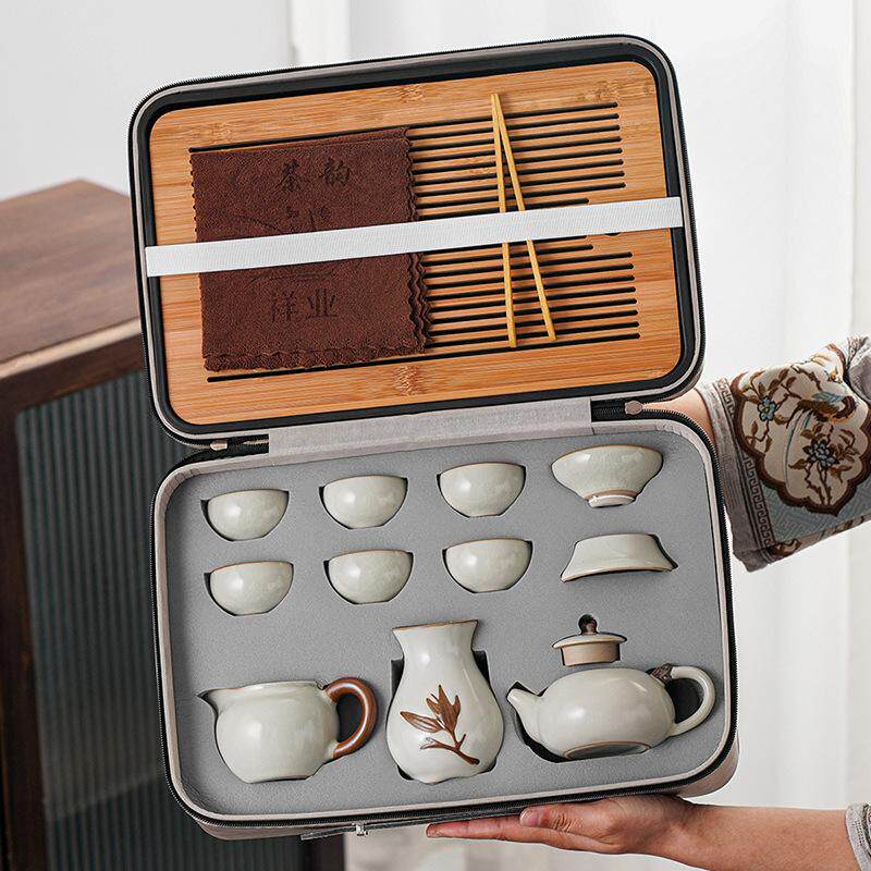 年轻人茶具套装工夫全2024新款高端一精致懒泡茶专用紫砂壶家用功