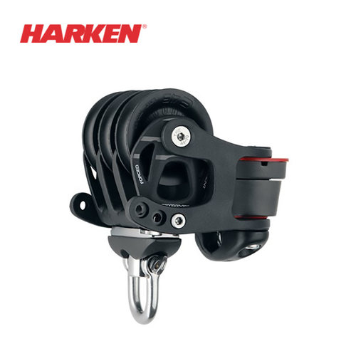 HARKEN 带夹绳器滑轮45mm Element Triple Swivel w/150 Cam 6242