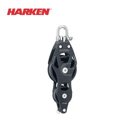 HARKEN 滑轮45mm Element Fiddle Swivel Block w/Becket 6233