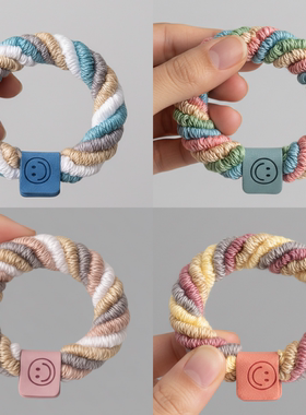 秋冬加粗发绳女2025新款高弹力扎头发橡皮筋发圈耐用皮套头绳头饰