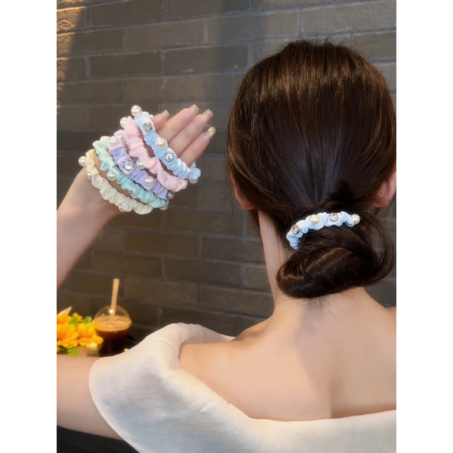 小肠发圈女高马尾发绳不伤发头绳