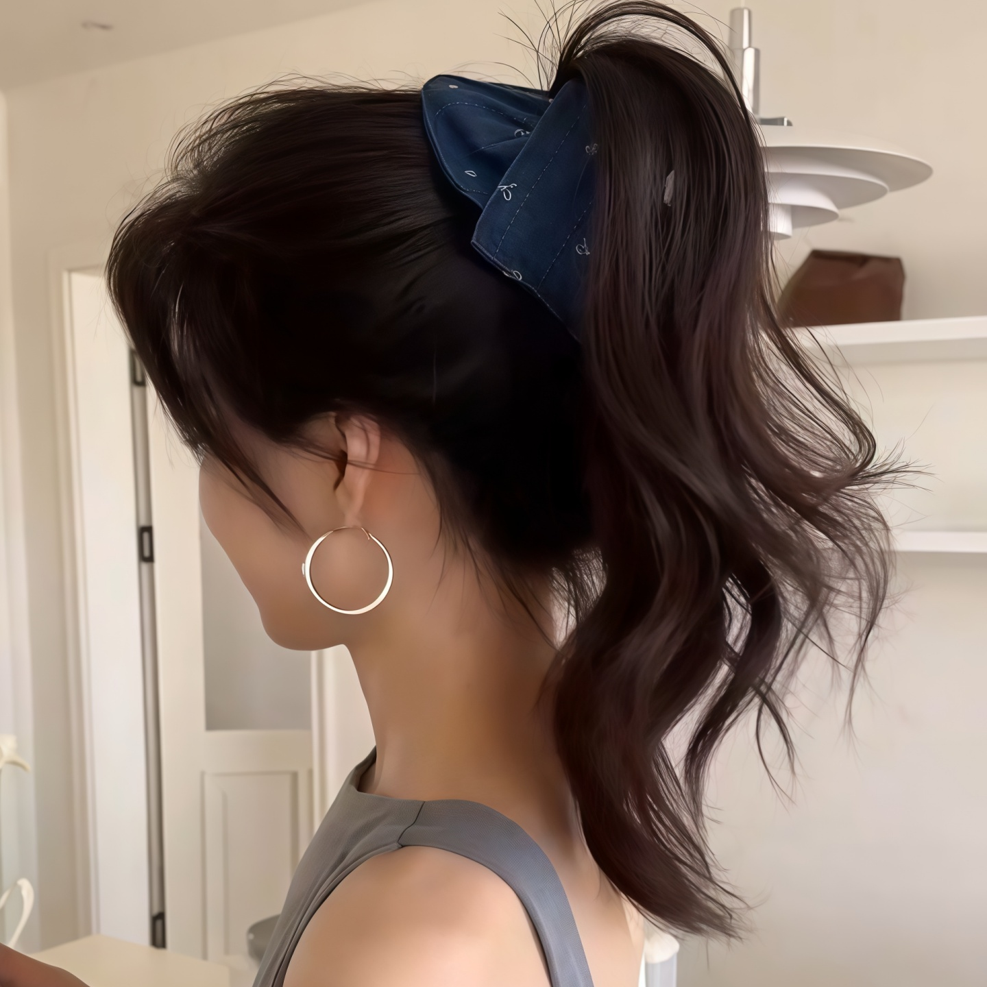蝴蝶结抓夹女发夹鲨鱼夹子头饰