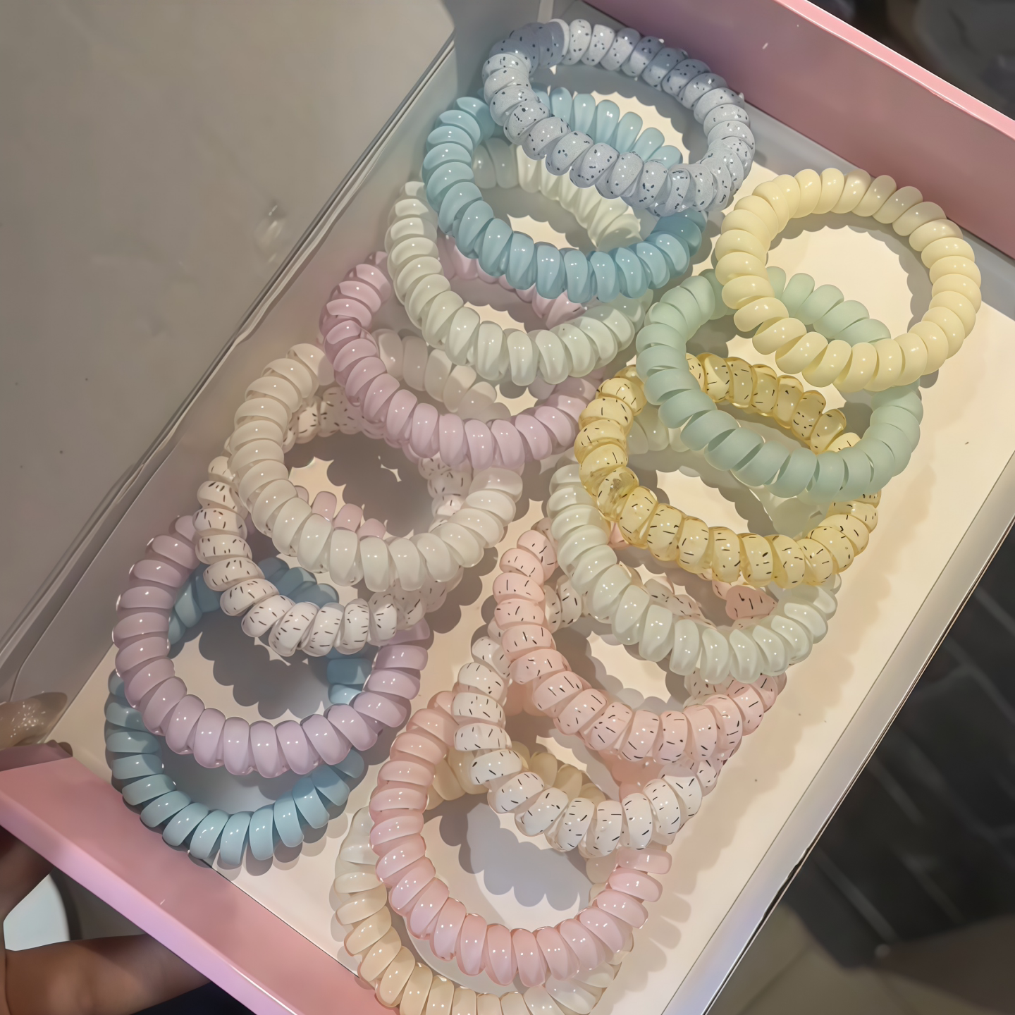 电话线发圈发绳女皮筋发饰头绳