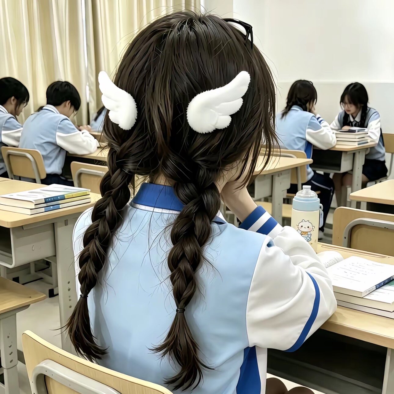 发夹女碎发侧边刘海夹后脑勺发卡