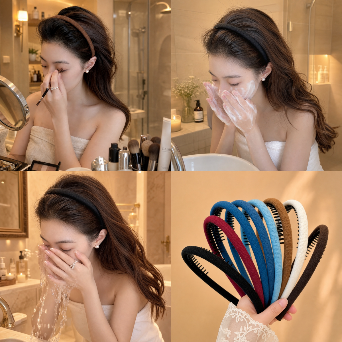 发箍女发带洗脸头箍碎发压发卡