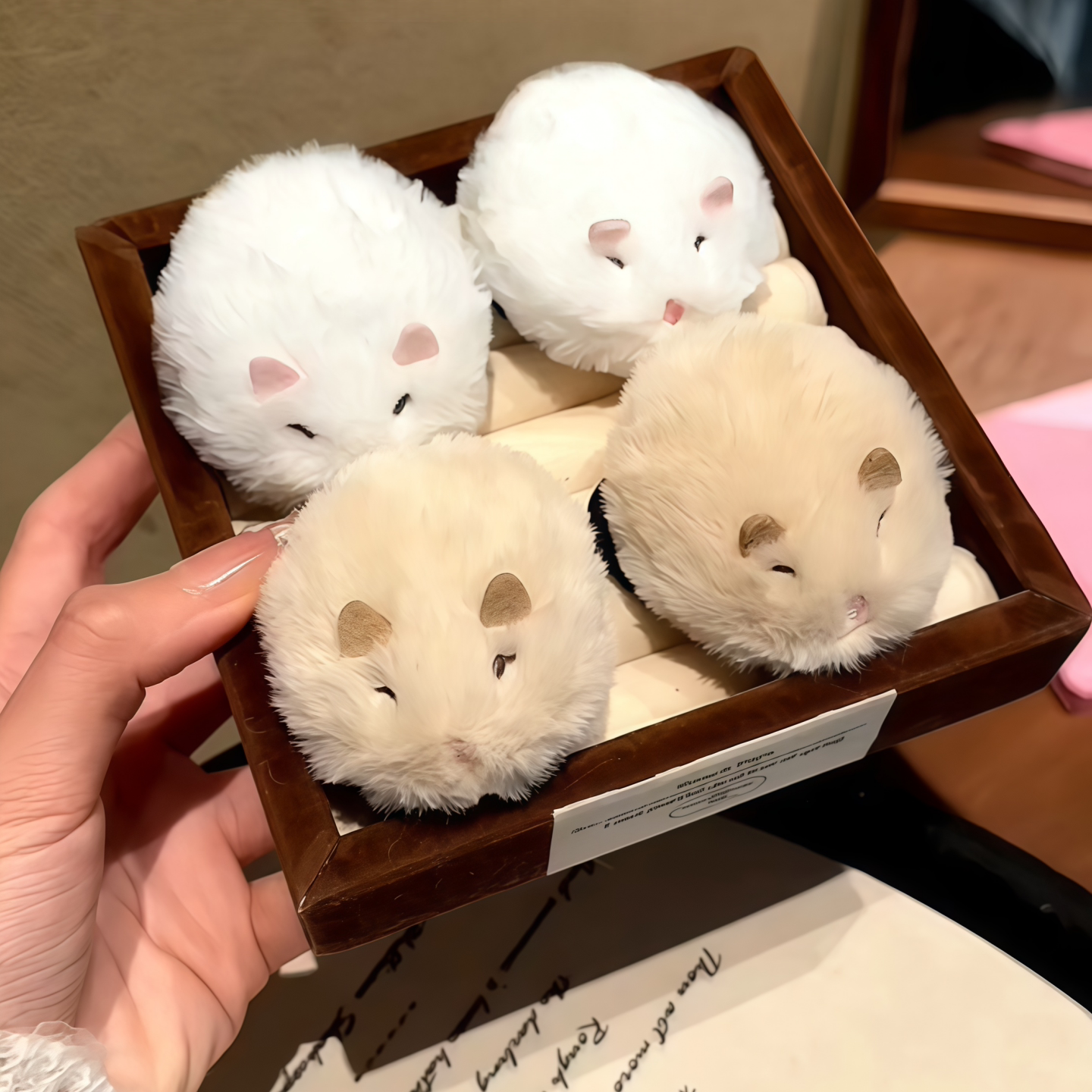 仓鼠发圈头绳双马尾扎发饰头绳
