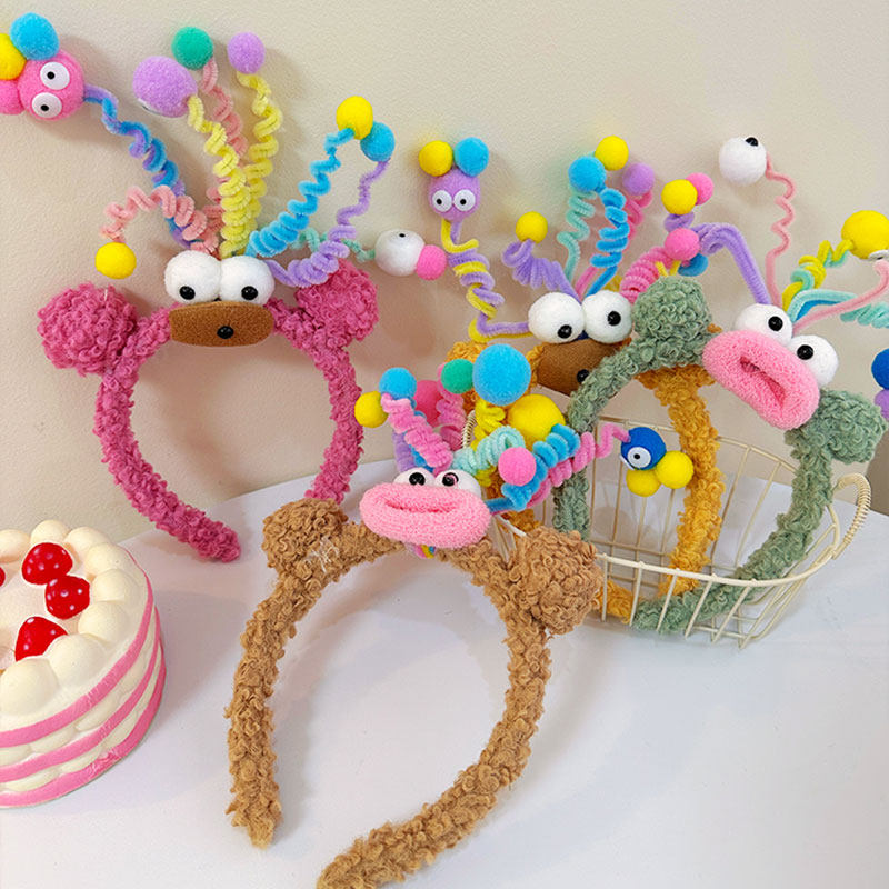 发箍生日扭扭棒百搭毛绒高级感