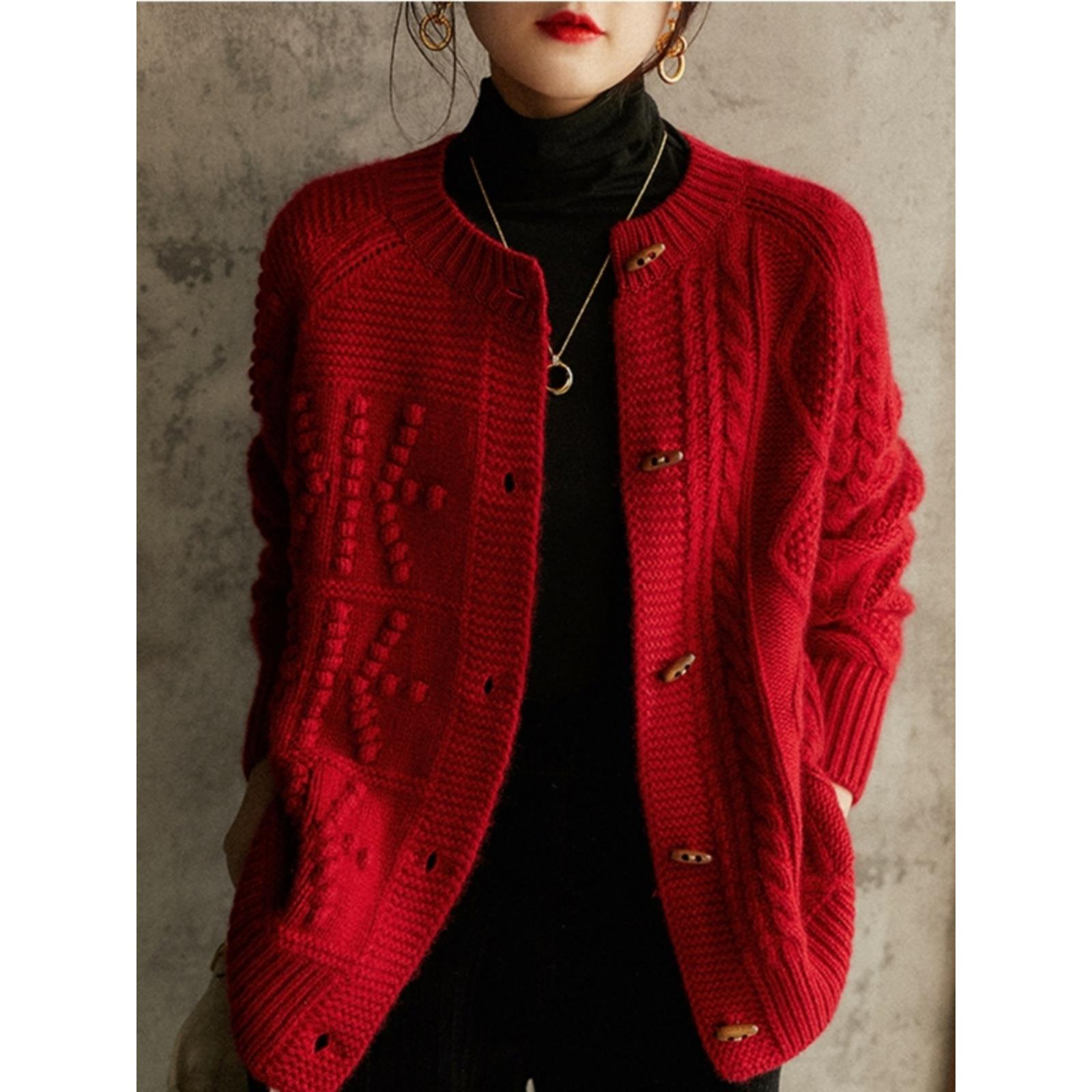 JOYIASS专柜商场撤回品牌服饰余单女装宽松时尚针织开衫