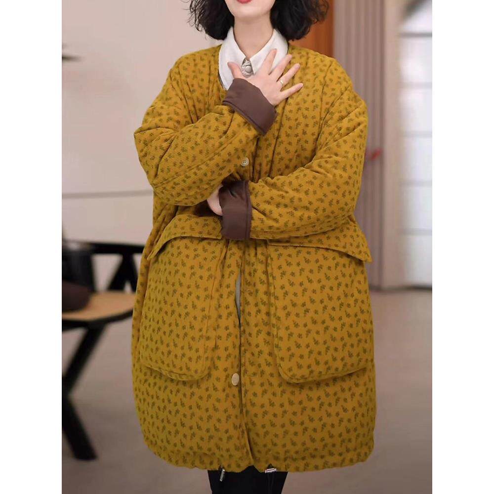 JOYIASS轻奢洋气宽松型不臃肿服外套女冬季时尚厚实保暖过冬大衣