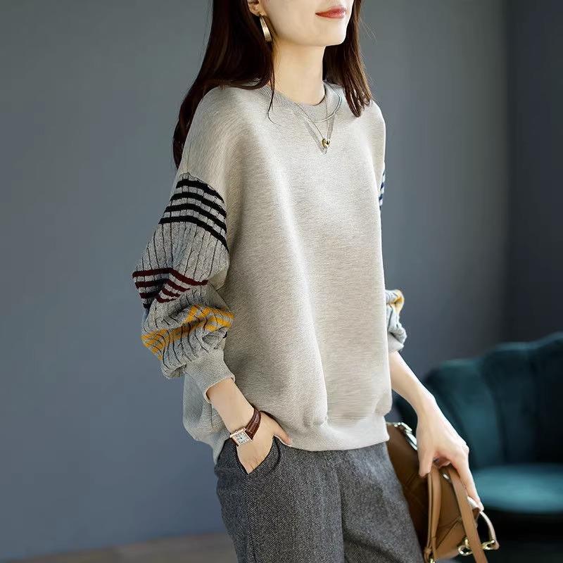 JOYIASS品牌高端女装2025年新款秋冬季时尚气质百搭休闲圆领加绒