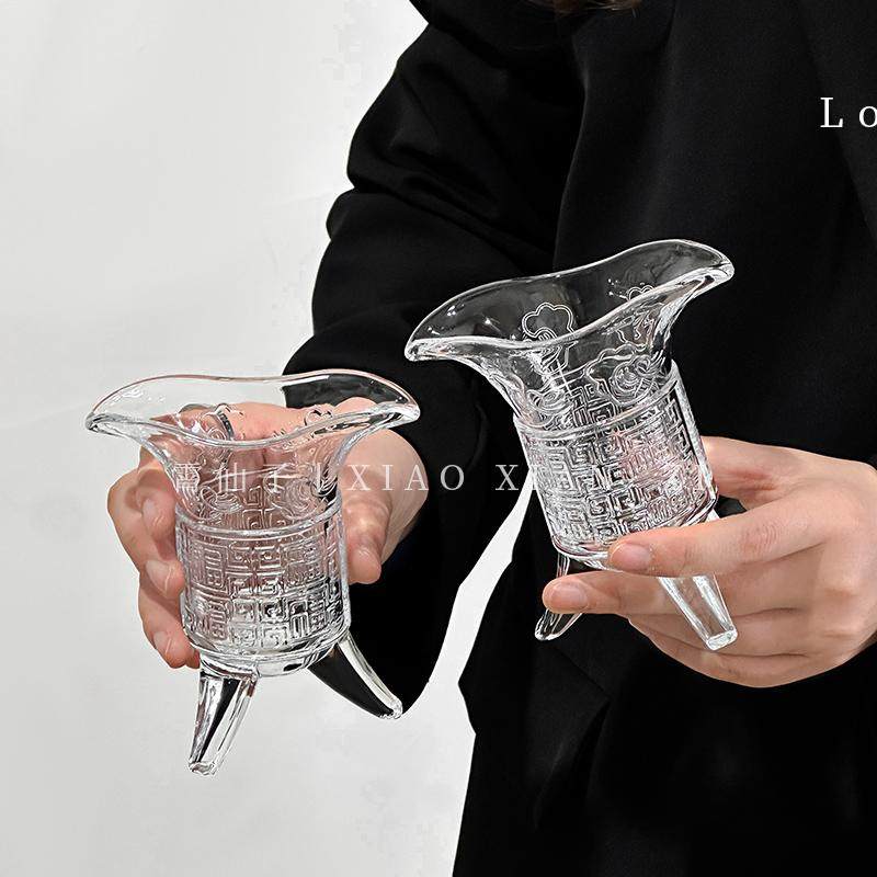 高级感二两酒杯家用帝王爵杯2025新款白酒杯仿古中式创意酒具套餐,餐饮具,白酒杯,淘宝优惠券,粉丝福利购,淘宝优惠卷