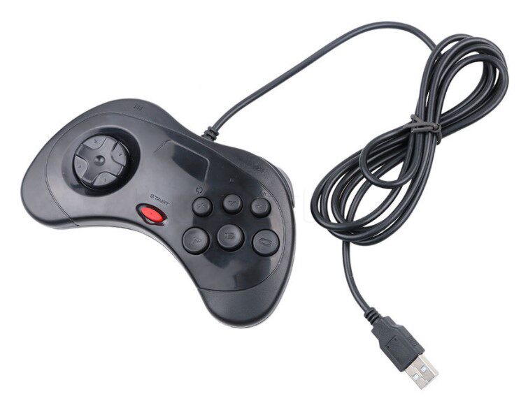 공장 직접 판매 SEGA SATURN 컨트롤러 USB 게임 컨트롤러 PC 컨트롤러