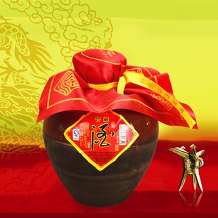 科尔沁王窖藏高粱坛酒53度浓香型1L*4坛整箱内蒙高端纯粮草原白酒