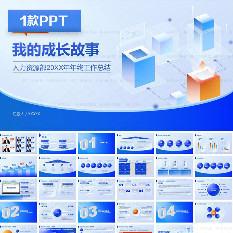 企业人力资源HR培训PPTPPT模板