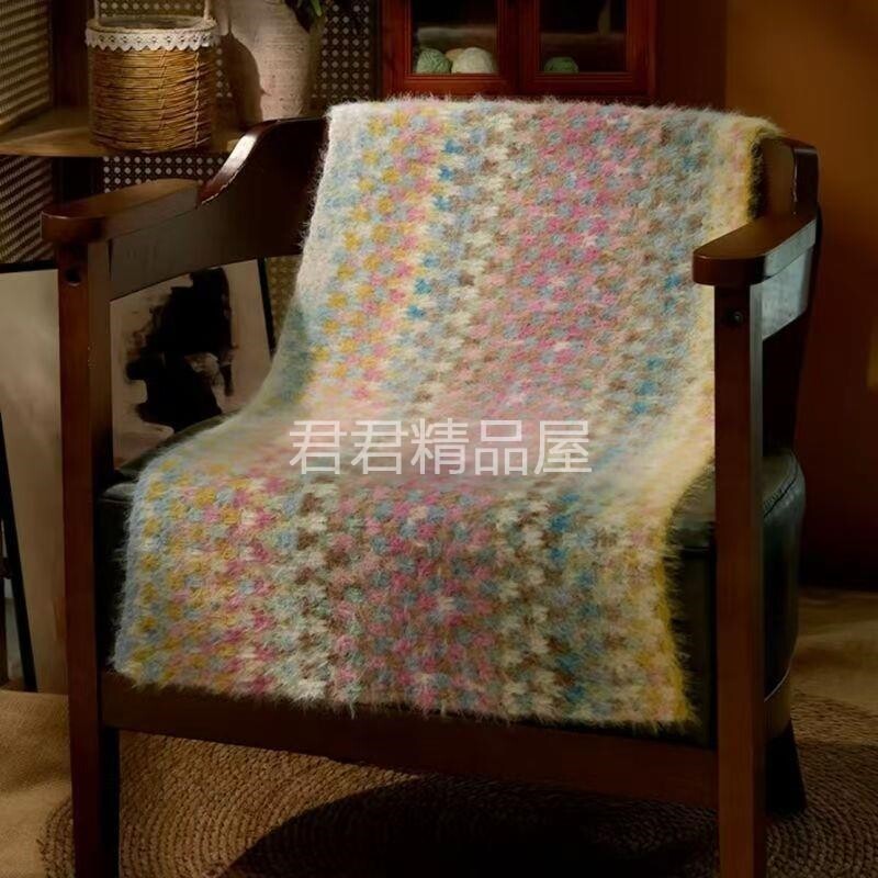 哥本哈根毯材料包手工自制休闲毯