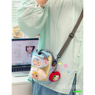 日系软妹15cm娃包百搭斜挎包二次元学生透明痛包手机包户外水杯包