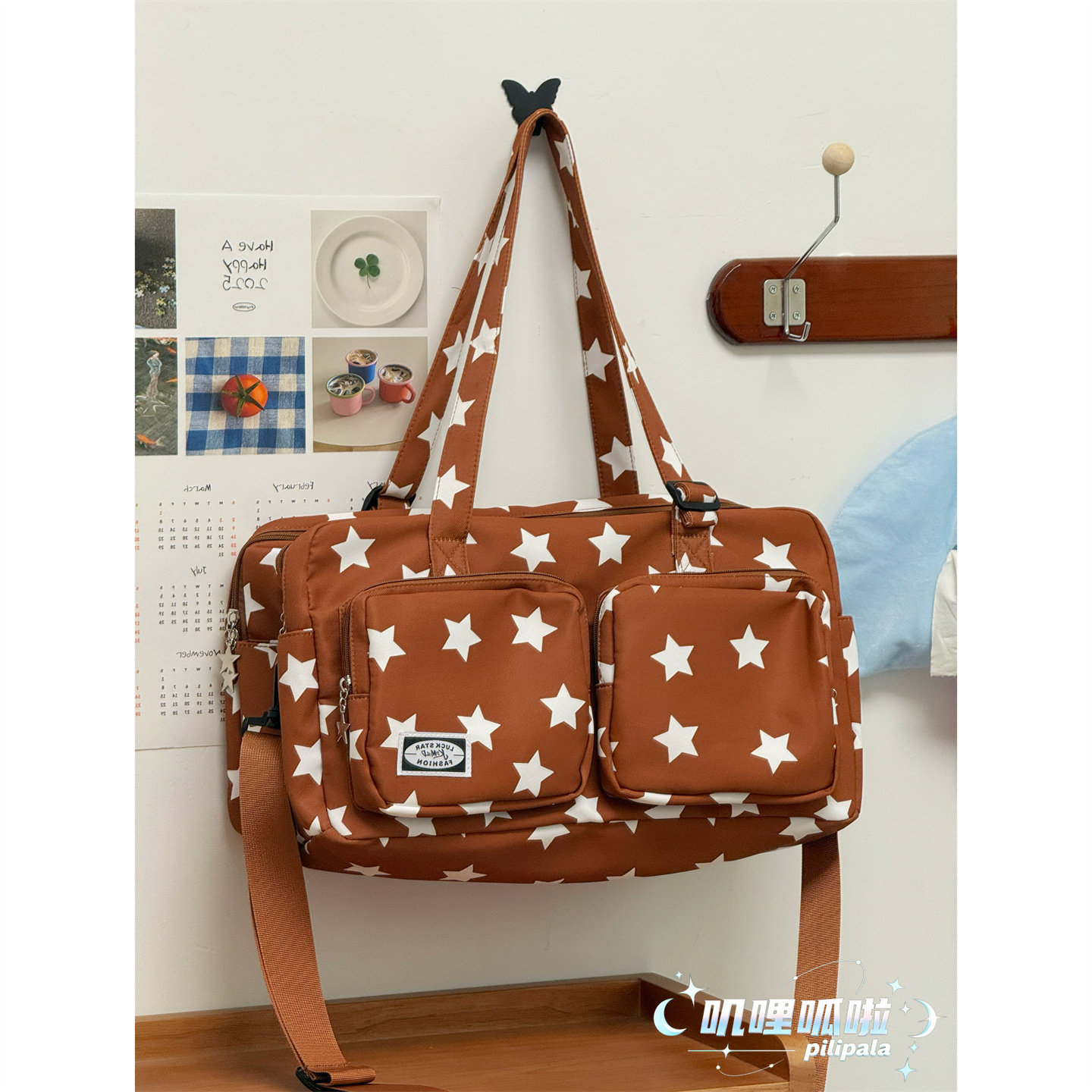 大容量健身瑜伽运动挎包手提袋