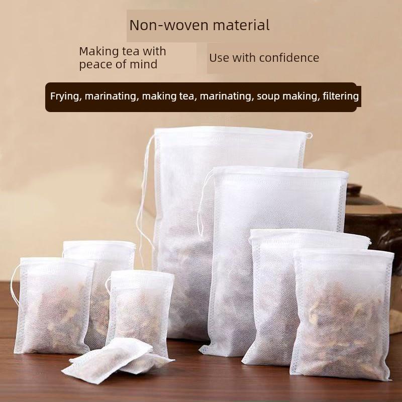 食品级无纺布煎药隔渣袋卤料包料袋煲汤过滤袋调料袋小号泡茶包袋