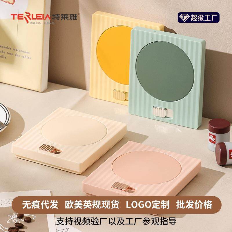 2023年新款恒温杯垫 创意多功能USB喝水提醒恒温底座三档调温智能