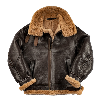 B3轰炸机皮毛一体飞行夹克