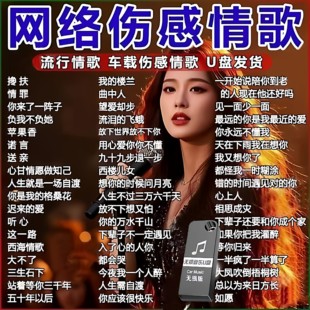 2026催泪伤感情歌车载音乐U盘抖音伤感流行情歌曲无损高品音质MP3
