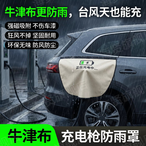 德国充电枪防雨罩新能源车充口盖