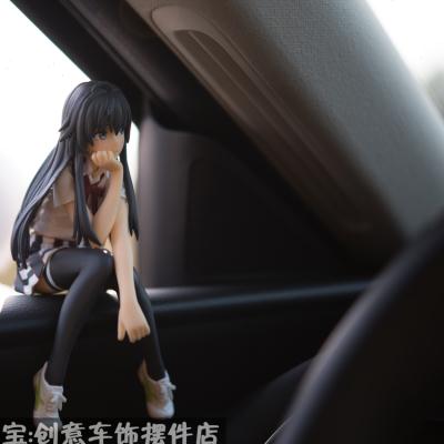 2023创意汽车车载摆件中控台男士男生车内饰品动漫美女模型卡通公