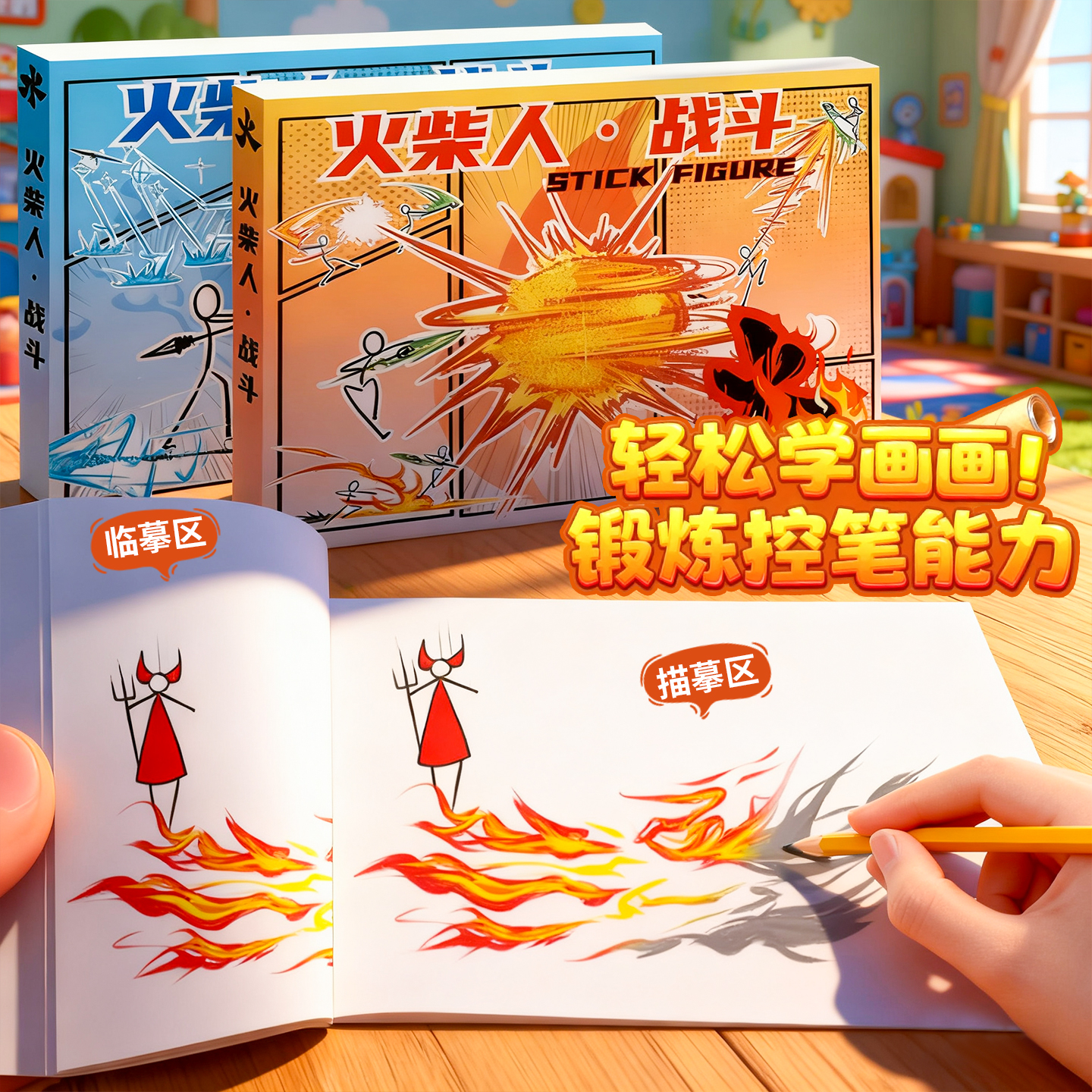 火柴人手翻本漫画绘画本